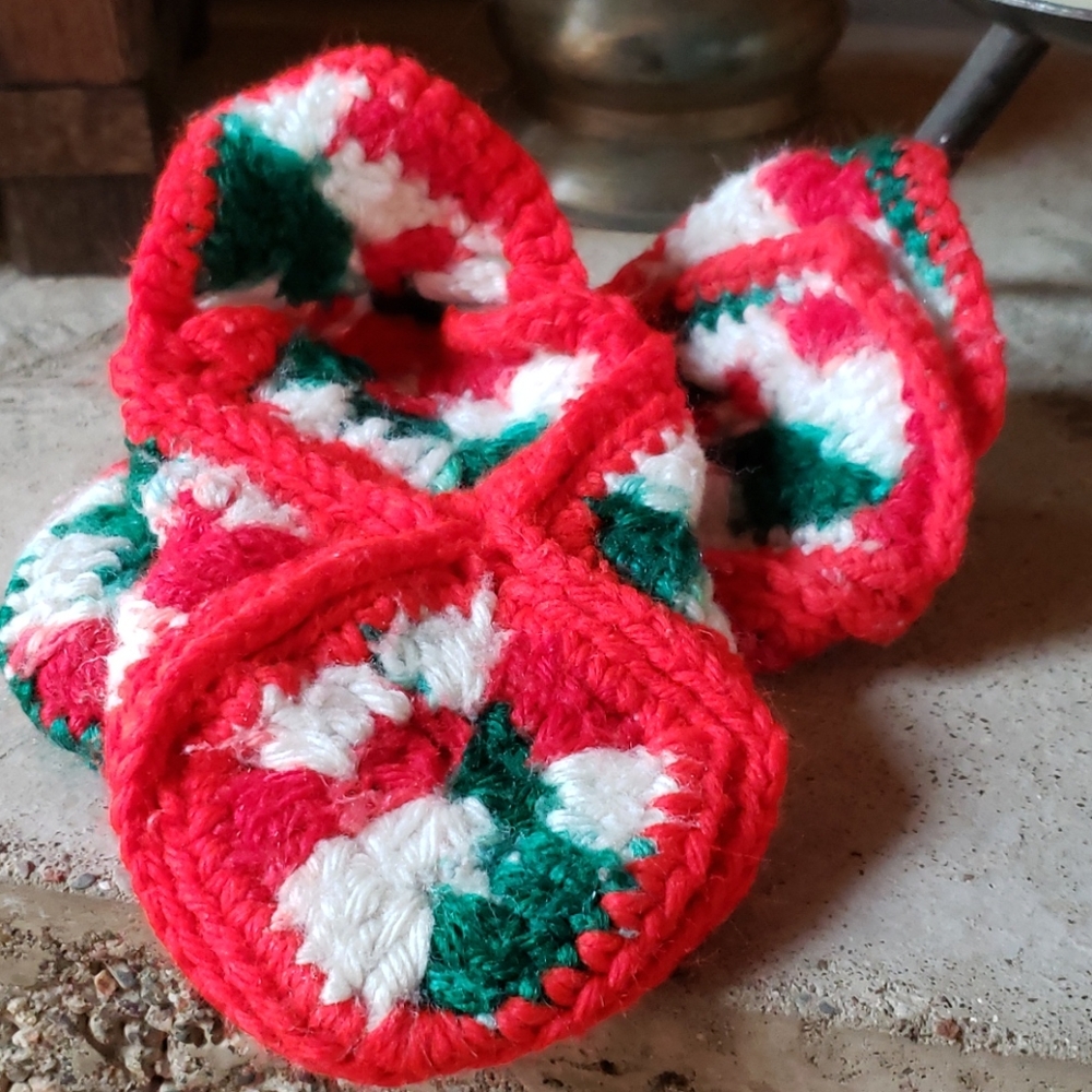 Kid's Hand Crocheted Slippers